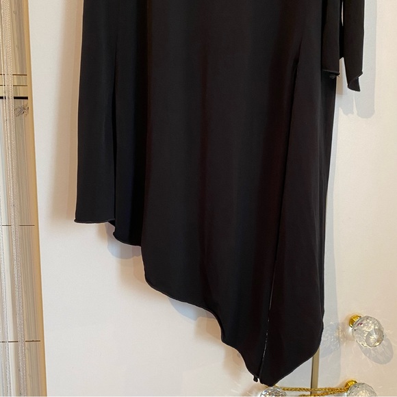 Sirens Black Slit Lace Asymmetrical Skirt Size XS - Picture 7 of 16